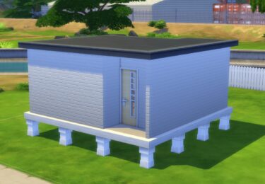 【シムズ4建築Tips】画像付き！平らな屋根の作り方を2種類解説【The Sims4で家を建てる・建築系チートなし】